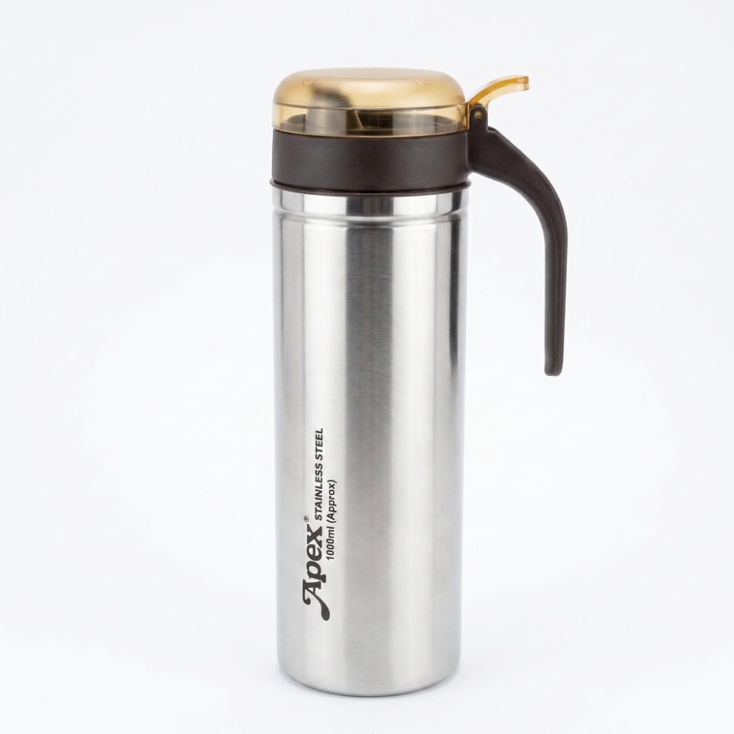 apex-oil-dispenser-for-kitchen-1-litre-stainless-steel-oil-dispenser-kitchen-bottle-with-auto-flip-leak-proof-cap-anti-drip-spout-handle-cooking-oil-pourer-container-1000ml